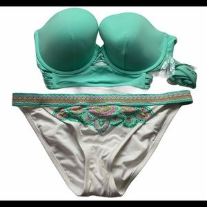 Victoria's Secret Bikini set Aqua Seychelles NEW